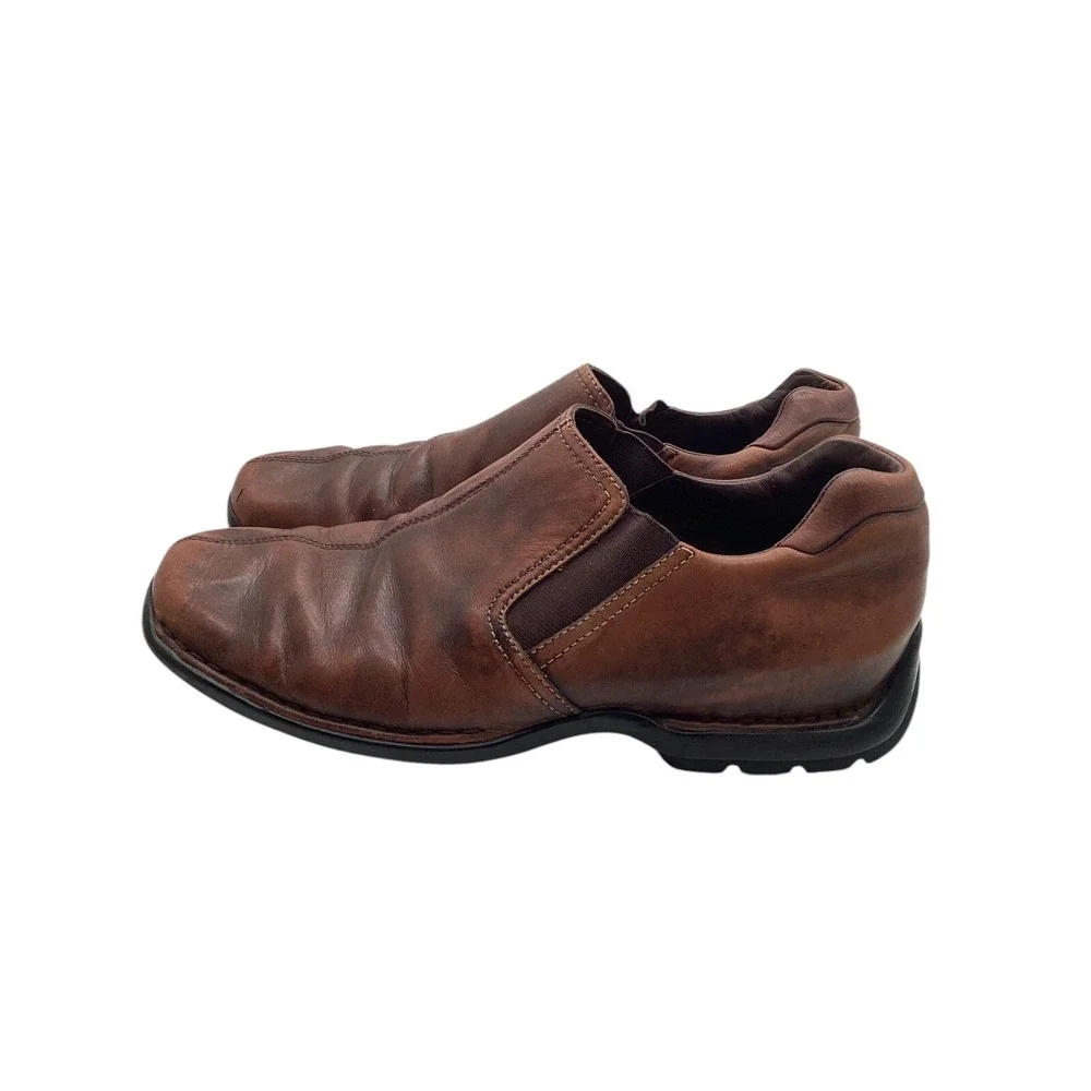 Cole Haan ZENO Slip On Leather Loafers Shoes‎ Mens 9M Brown